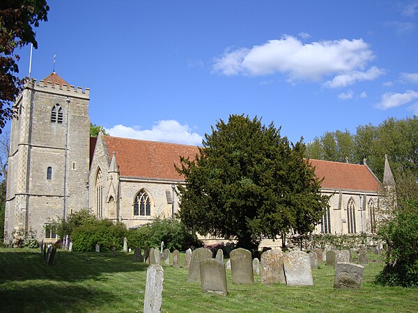 Dorchester Abbey viewed from the south