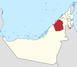 Kaart van Dubai