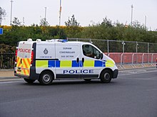 Durham Police Dog Support Unit pictured in London during the 2012 Summer Olympics Durham Constabulary Dog Section. London Olympic games.jpg