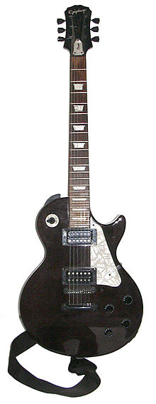 An Epiphone Les Paul electric guitar E-Gitarre.jpg