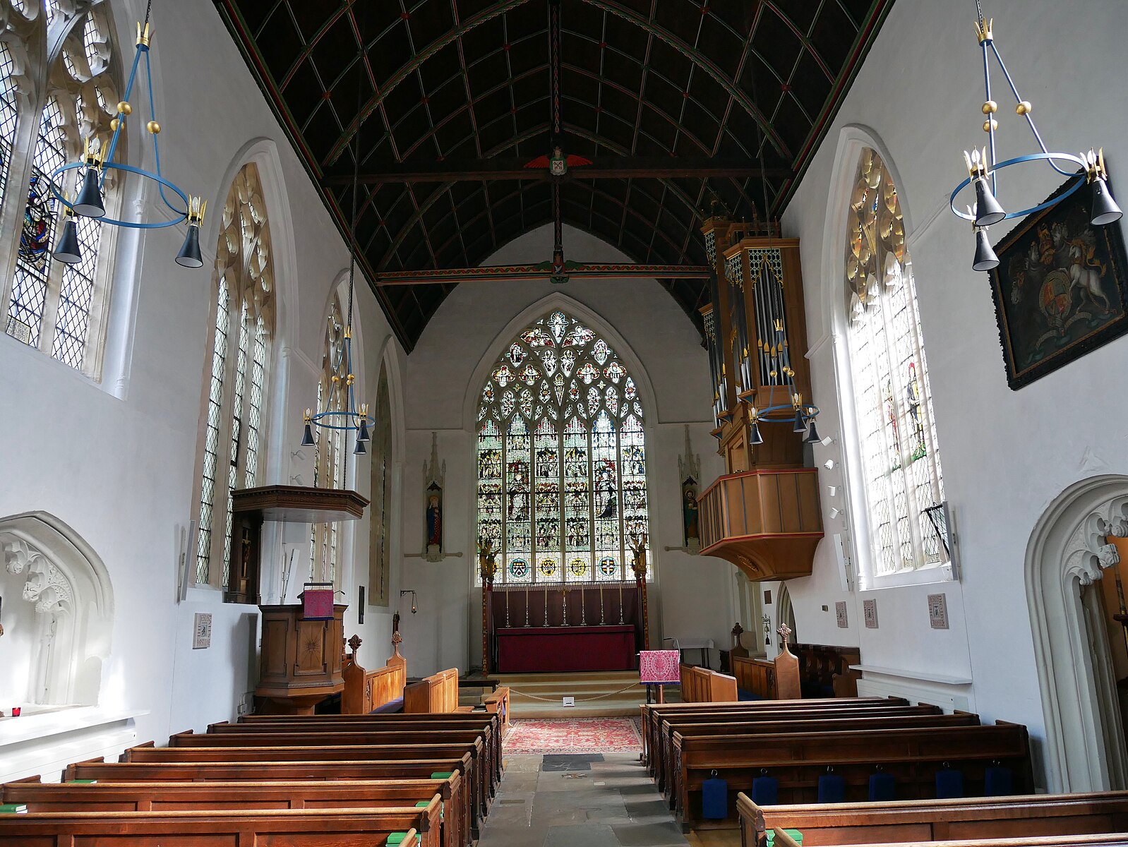 St mary church. High Church Anglicanism.