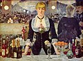 Camarera del Folies Bergère pintura de Édouard Manet 1881-1882