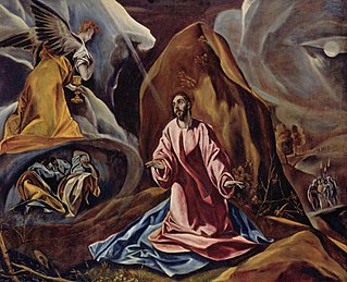 <i>Agony in the Garden</i> (El Greco, London) 1590 painting by El Greco