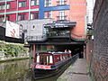 Emerging from Piccadilly Lock, Rochdale Canal Taken on 9 Aug. Uploaded by me on 29 Dec 2009.