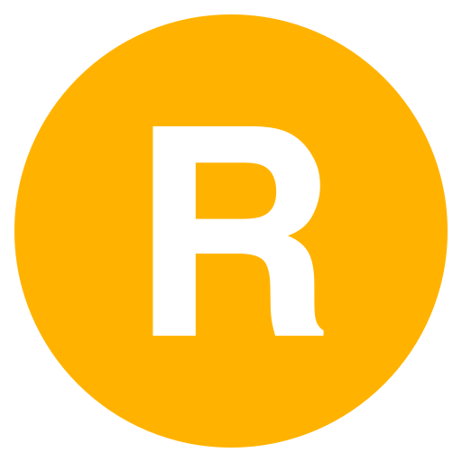 File:Eo circle amber white letter-r.svg