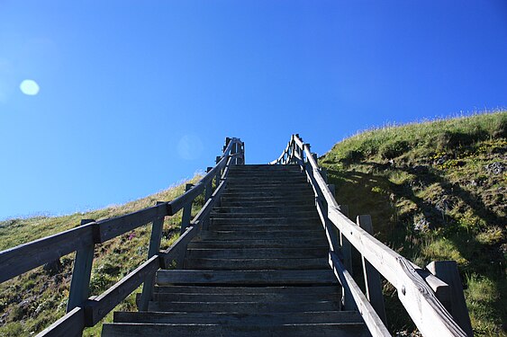 Escalier Puy de Sancy - Volcans d'Auvergne