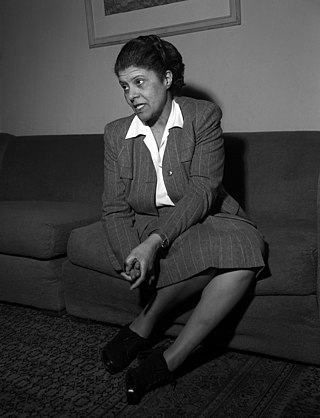 <span class="mw-page-title-main">Eslanda Goode Robeson</span> American anthropologist, author, actor and civil rights activist (c.1895–1965)