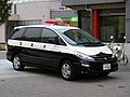 ミニバン型のパトカー（トヨタ・エスティマ）