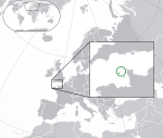 Mapa mostrando Guernsey em relação ao Reino Unido