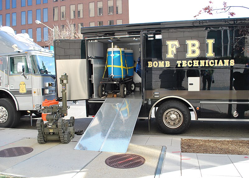 File:FBI Gear from the bomb techs vehicle.jpg