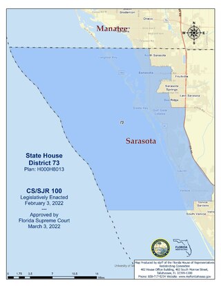 <span class="mw-page-title-main">Florida's 73rd House of Representatives district</span> American legislative district