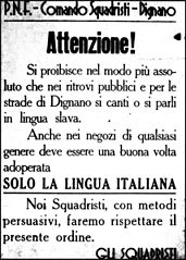 Italianizzazione (fascismo)