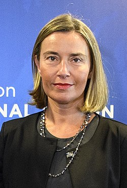 Mogherini vuonna 2018