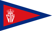 Bandeira do Real Club Tênis Gijon.svg