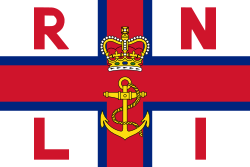 Bendera dari Royal National Lifeboat Institution.svg