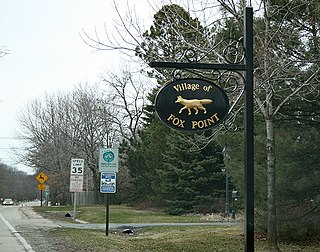 Fox Point is a village in Milwaukee County, Wisconsin, United States. The population was 6,934 at the 2020 census.