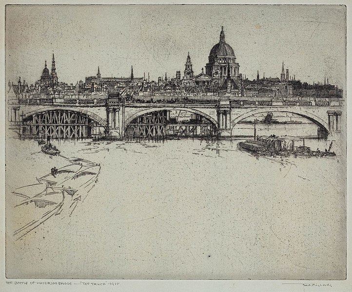 File:Frederick Richards - Richards-98191 - 'The Battle of Waterloo Bridge – The Truce- 1925'.jpg