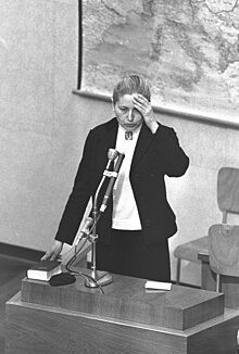 פרדקה מזיא בעדותה במשפט אייכמן, 1961