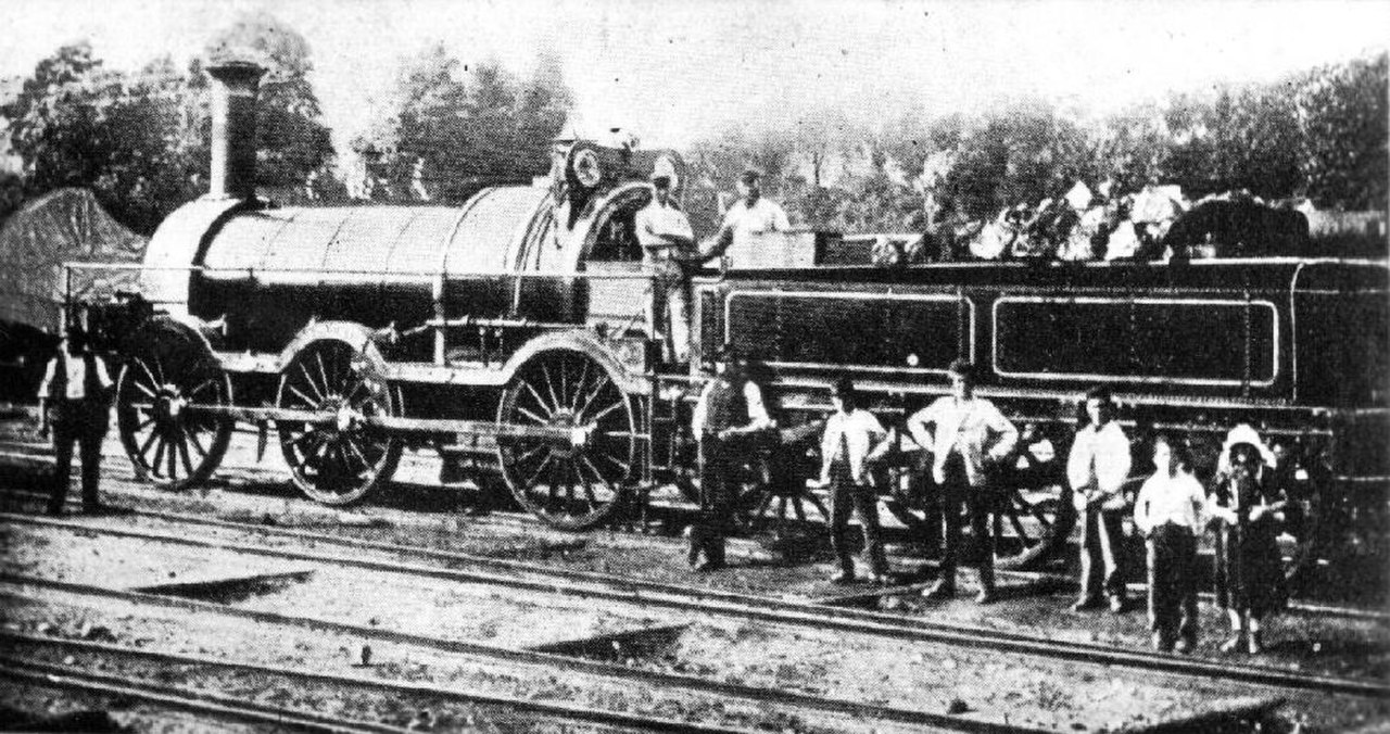 GWR Gooch second class broad.