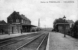 Station Wespelaar-Tildonk omstreeks 1900