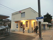 Photographie de la gare de La Valbonne.