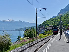 Illustrativt billede af artiklen St-Gingolph - Bouveret - Monthey - St-Maurice linje