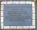 Memorial plate for Rudi Dutschke at Kurfürstendamm and Joachim-Friedrich Straße in Berlin