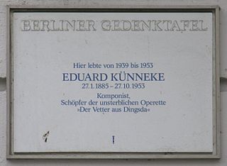 <span class="mw-page-title-main">Eduard Künneke</span> German composer