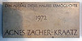 Agnes Zacher-Kraatz, Schönwalder Allee 26, Berlin-Hakenfelde, Deutschland