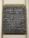 Kurt Gödel - memorial plaque