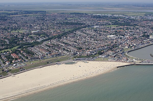 Gorleston-on-Sea, the second largest settlement in the borough