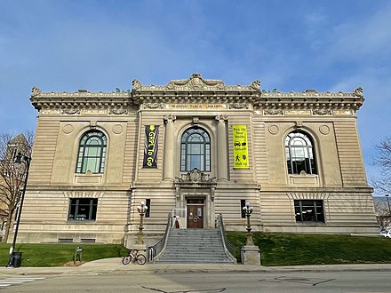 The Main Branch of the Grand Rapids Public Library; the Ryerson Building, its oldest wing, opened in 1904
