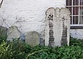 Headstones outside Holy Trinity Church in Dartford.