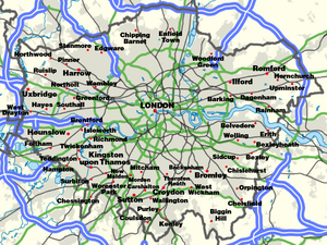 Greater London map with suburban towns.png