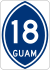 Guam Highway 18 marker