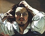 «Le Désespéré», selvportrett, Gustave Courbet, c. 1843