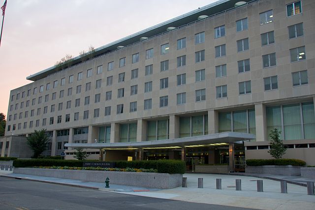 Harry S. Truman Building (formerly Main State Building), headquarters of the U.S. Department of State since May 1947.