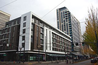 <span class="mw-page-title-main">Hassalo on Eighth</span> Mixed-use high-rise building located in the Lloyd District of Portland, Oregon