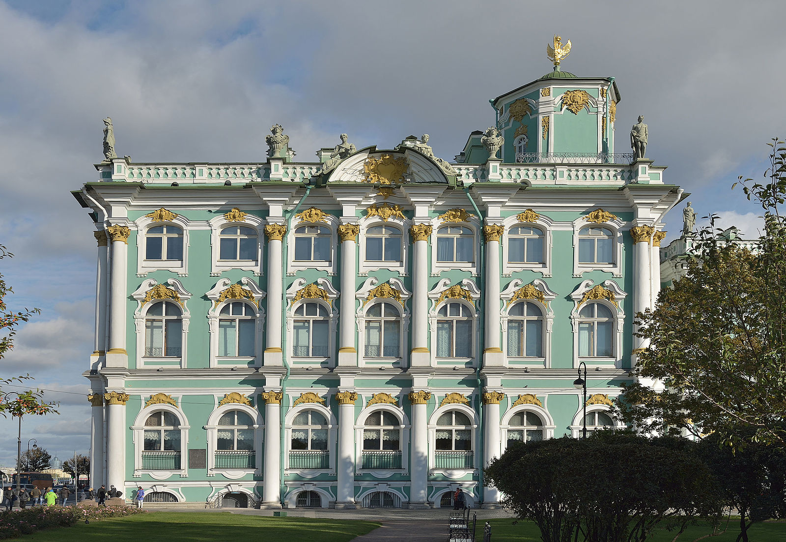 Зимний дворец Санкт-Петербург Западный фасад
