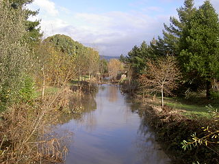 Hinebaugh Creek stream in California