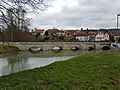 29 January 2018 (according to Exif data) File:Historische Tauberbrücke Distelhausen - 3.jpg