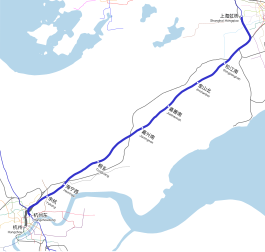 Ferrovia ad alta velocità Huhang Linemap.svg