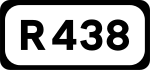 R438 Straßenschild}}