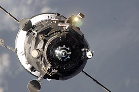 TGC "Progress M-61" avant l'amarrage à l'ISS