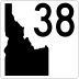 State Highway 38 marker