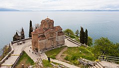 Church of St. John Kaneo and the Ohrid Lake