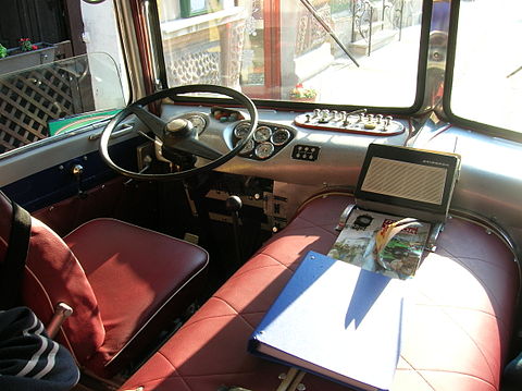 interior view (driver's seat)