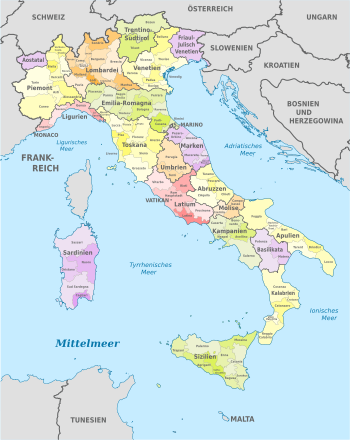 Italienische Provinzen Wikipedia