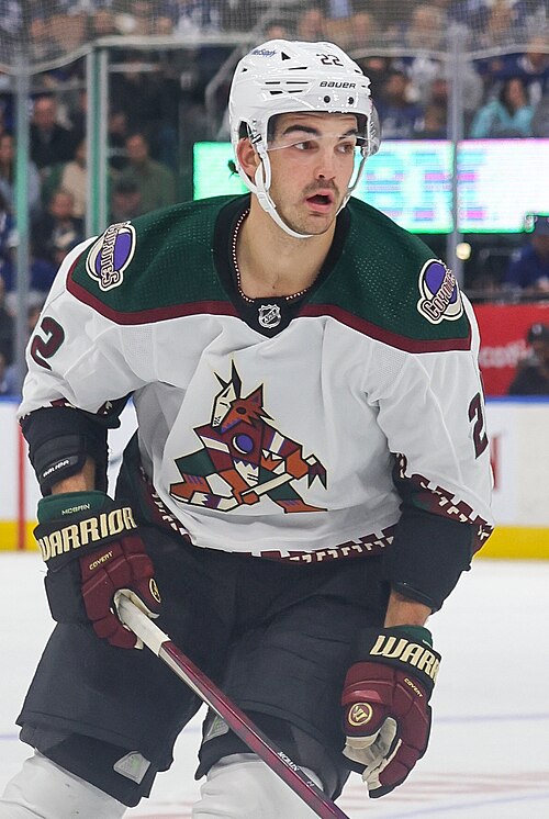 Jack McBain playing with the Coyotes in 2022 (Quintin Soloviev).jpg