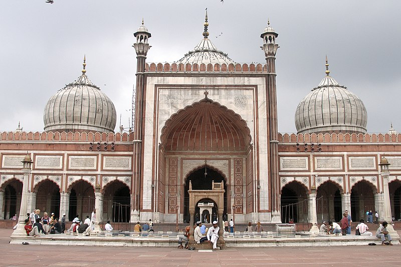 Bestand:Jama Masjid, Facade, Delhi, India.jpg